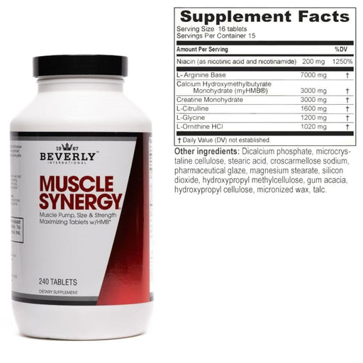 Beverly International Sports Nutrition & More Beverly International Muscle Synergy 240 Tablets