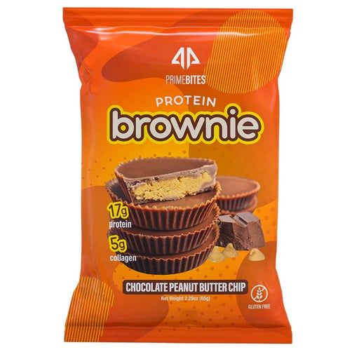 AP Sports Regimen Bars Chocolate Peanut Butter Chip Alpha Prime Prime Bites Protein Brownies 12 Box