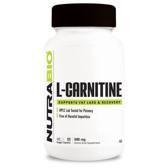 NutraBio Amino Acids NutraBio L-Carnitine 90 Capsules