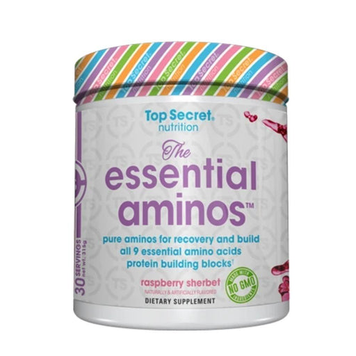 Top Secret Nutrition Amino Acids Raspberry Sherbet Top Secret Nutrition The Essential Aminos 30 Servings