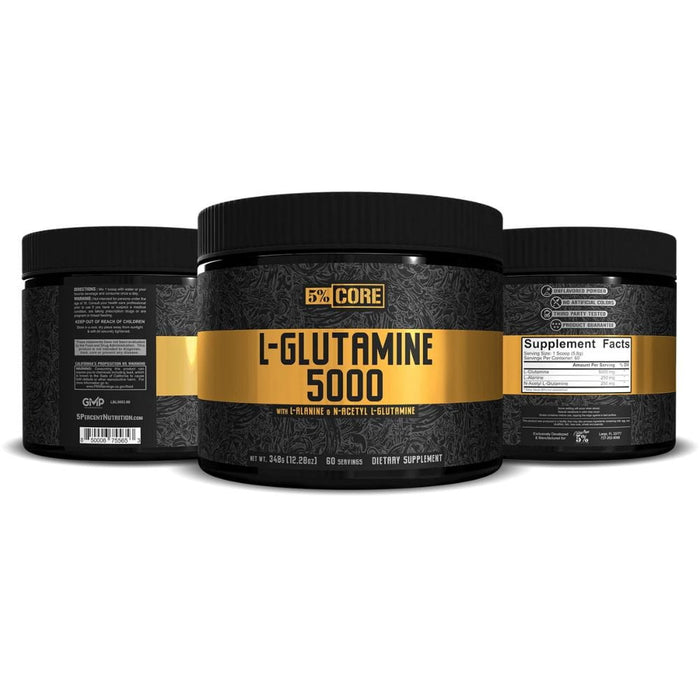 5% Nutrition Amino Acids 5% Nutrition Core Series Glutamine 5000