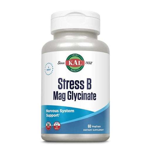 Kal Vitamins & Minerals KAL Stress B Magnesium Glycinate 60 Capsules