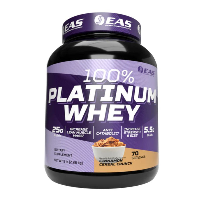 EAS Protein Powders Vanilla Ice Cream EAS 100% Platinum Whey 5lb