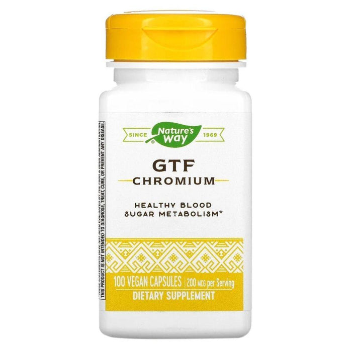 Nature's Way Sports Nutrition & More Nature's Way GTF Chromium 100 Capsules