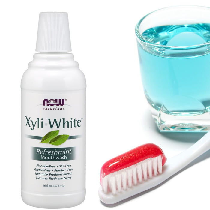 Now Foods Vitamins, Minerals, Herbs & More Now Foods XyliWhite Refreshmint Mouthwash 16 Fl Oz.