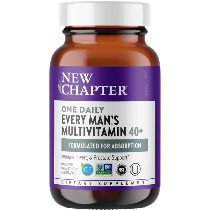 New Chapter Vitamins, Minerals, Herbs & More New Chapter Every Man's One Daily 40+ 24 Tabs