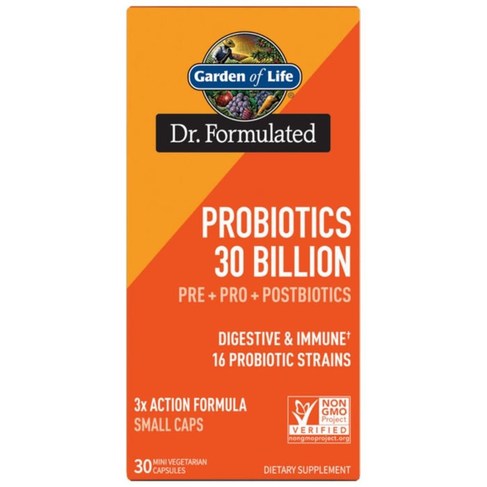 Garden of Life Digestive Health Garden of Life Dr Formulated Probiotic 30 Billion CFU 30 Capsules