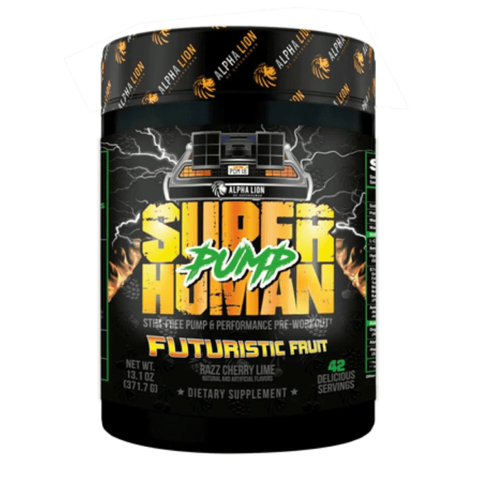 Alpha Lion Pre-Workouts Futuristic Fruit Alpha Lion SuperHuman Pump 42 Servings