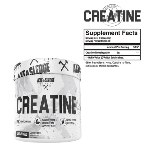 AXE & SLEDGE Creatine Axe & Sledge Creatine 50 Servings