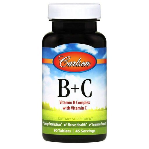 Carlson Vitamins & Minerals Carlson Vitamins B+C 180 Tablets (4546270330995)