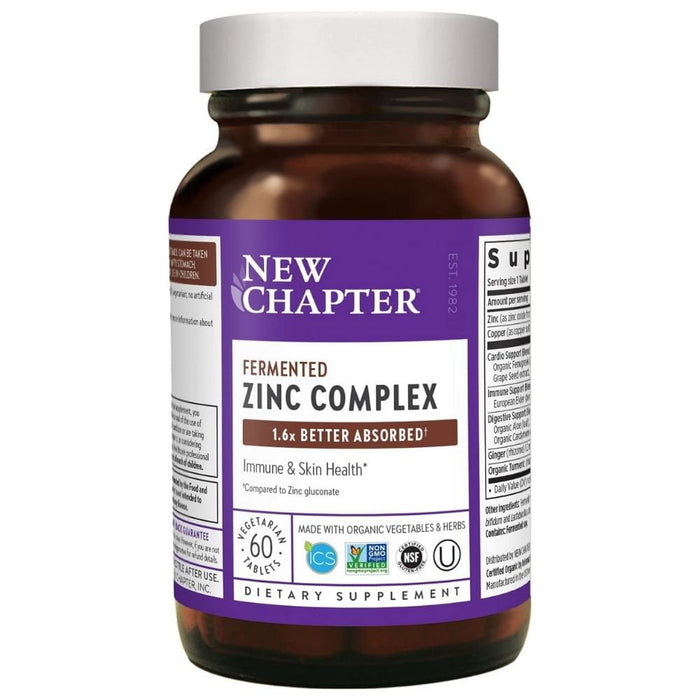 New Chapter Vitamins & Minerals New Chapter Zinc Food Complex 90 Tablets