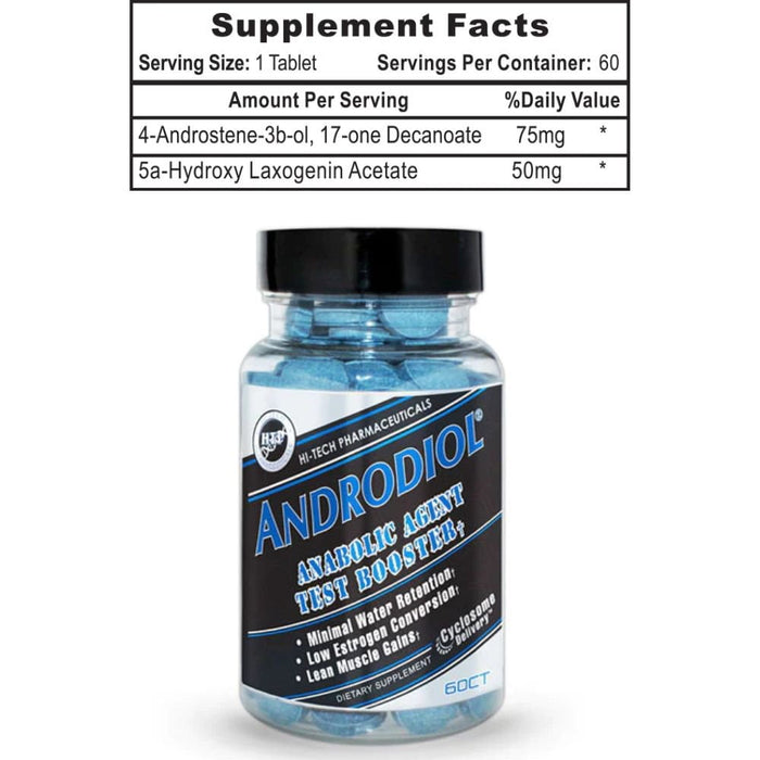 Hi-Tech Pharmaceuticals Sports Nutrition & More Hi-Tech Pharmaceuticals Androdiol 4-Andro 60CT