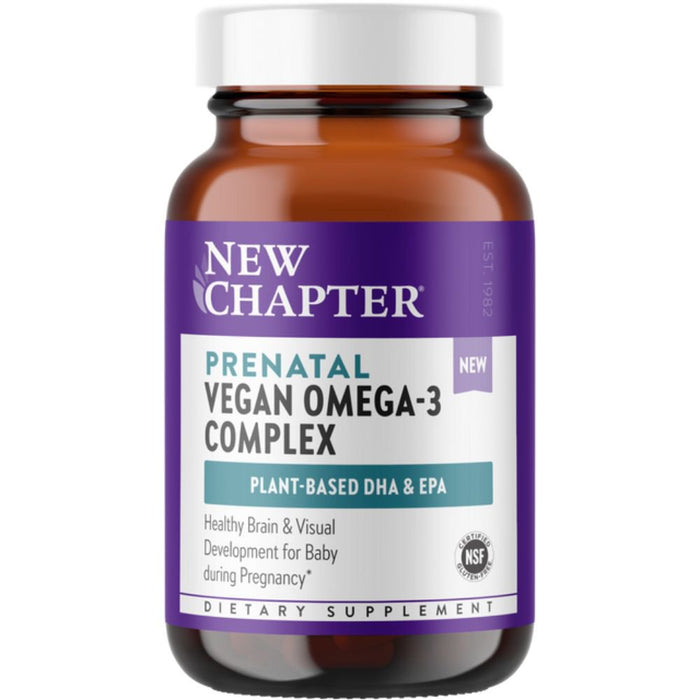 New Chapter Essential Fatty Acids & - Oils New Chapter Vegan Prenatal Omega 3 Complex 30 Caps