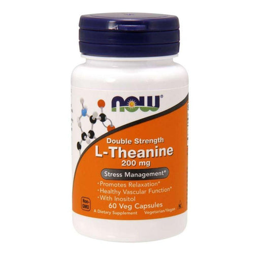 Now Foods Sports Nutrition & More Now Foods L-Theanine 200mg 60 Capsules (582317703212)