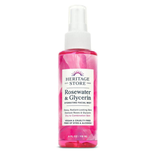 Heritage Store Specialty Health Products Heritage Store Rosewater and Glycerin 4fl oz