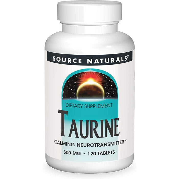 Source Naturals Amino Acids Source Naturals Taurine 500mg 120 Tablets