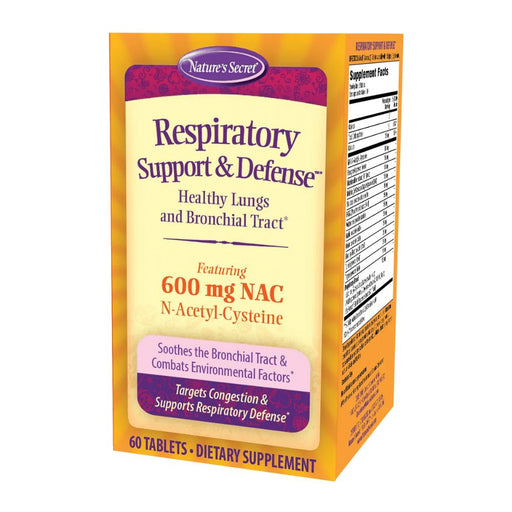 Nature's Secret Herbs Nature's Secret Respiratory Support & Defense 60 Tablets