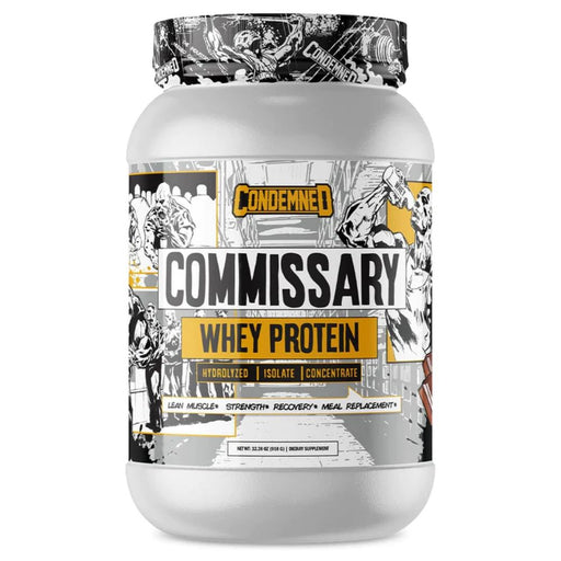 Condemned Labratoriez Protein Powders Chocolate Condemned Labz Commissary Whey Protein 2lb