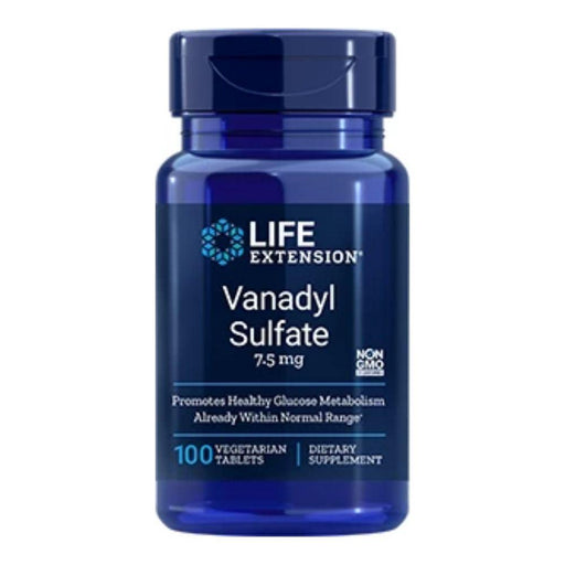 Life Extension Vitamins, Minerals, Herbs & More Life Extension Vanadyl Sulfate 7.5mg 100 Tabs