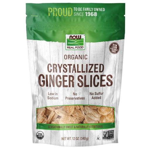 Now Foods Vitamins, Minerals, Herbs & More Now Foods Ginger Slices No Sulfur 12 Oz