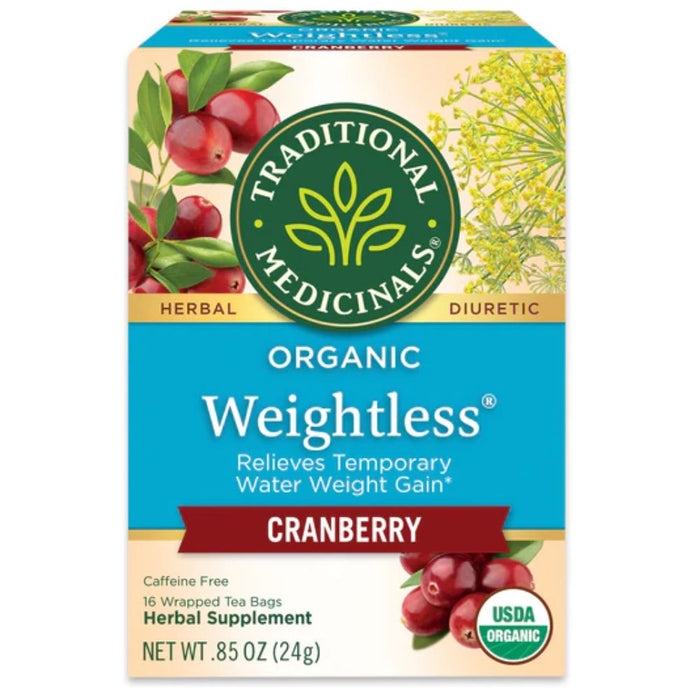 Traditional Medicinals Teas Traditional Medicinals Organic Weightless Cranberry 16 Tea Bags