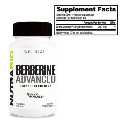 NutraBio Joint Aid NutraBio Berberine Advanced 200mg 60 Capsules