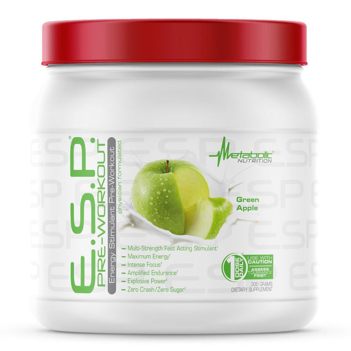 Metabolic Nutrition Sports Nutrition & More Green Apple Metabolic Nutrition E.S.P. 300 Grams