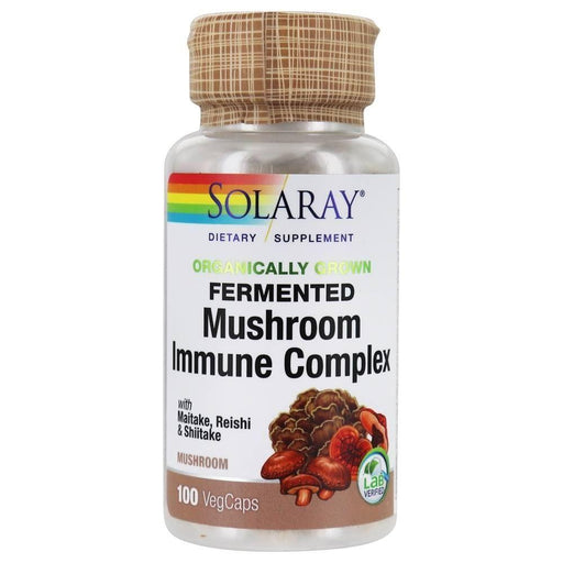 Solaray Vitamins, Minerals, Herbs & More Solaray Fermented Mushroom Immune Complex 100 Capsules