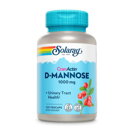 Solaray Store Stock Only Solaray D-Mannose With CranActin 120 Capsules