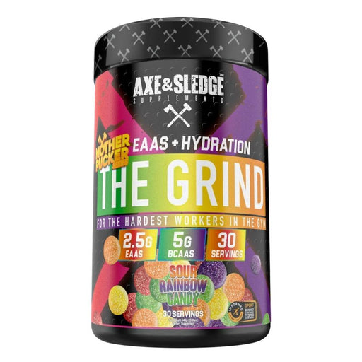 AXE & SLEDGE Amino Acids MOTHERPUCKER SOUR PAINBOW CANDY Axe & Sledge The Grind 30 Servings