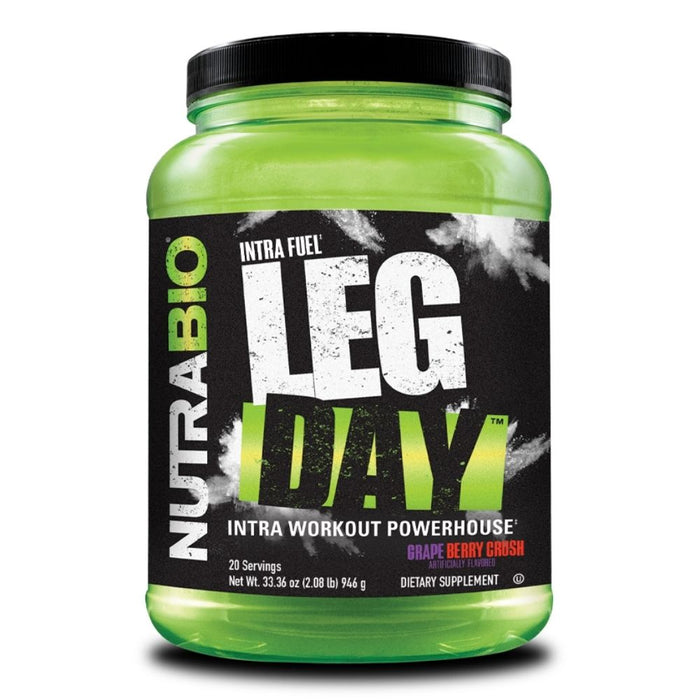 NutraBio Sports Performance Recovery Grape Berry Crush NutraBio Leg Day 20 Servings