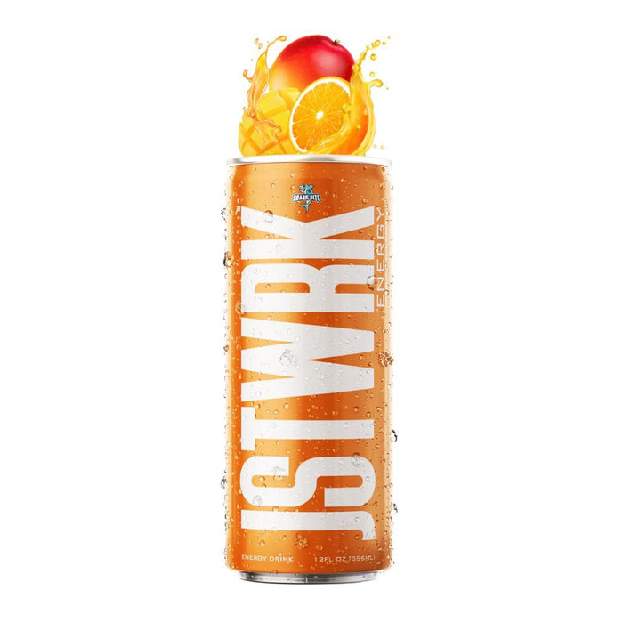 JSTWRK Drinks Shark Bite JST WRK Energy Drink 12 Case