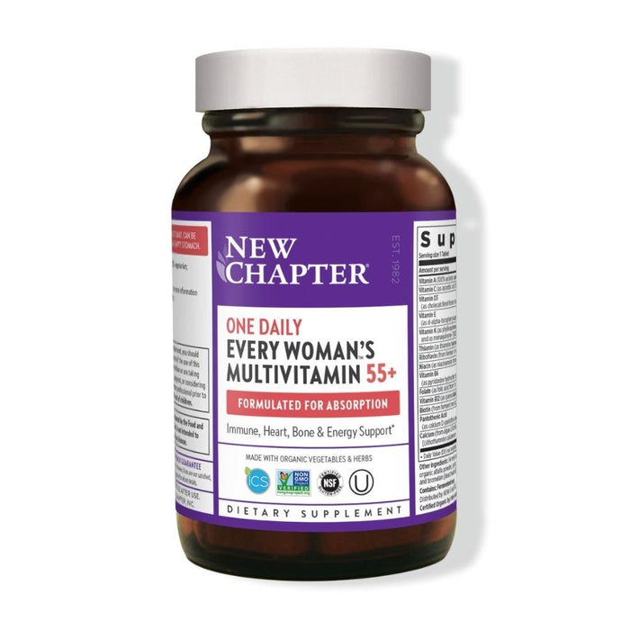 New Chapter Multi Vitamins NCH One Daily Every Woman's Multi 55+ 72t