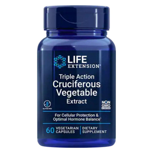 Life Extension Vitamins, Minerals, Herbs & More Life Extension Triple Action Cruciferous Vegetable Extract 60 Vegecaps