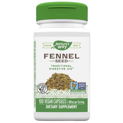 Nature's Way Vitamins, Minerals, Herbs & More Nature's Way Fennel Seed 100 Capsules