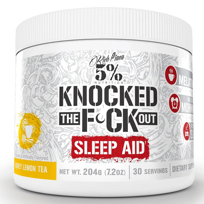 5% Nutrition Specialty Health Products Honey Lemon Tea 5% Nutrition Knocked the F*ck Out 30 Servings