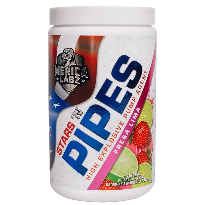 'Merica Labz Nitric Oxide Fresa Lima 'Merica Labz Stars 'N Pipes 20 Servings