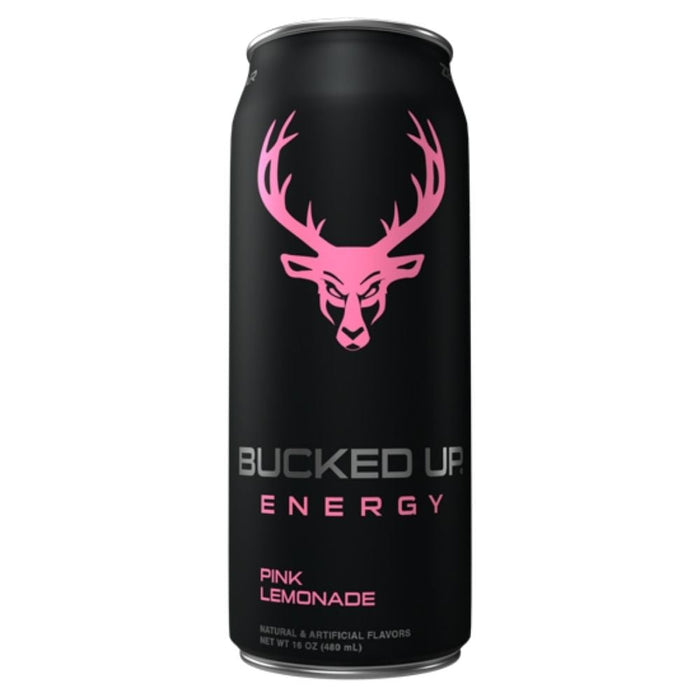 Bucked Up Drinks Pink Lemonade Bucked Up RTD 12/Case