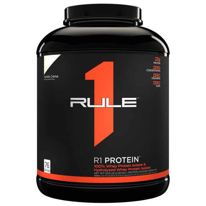 Rule1 Protein Powders Vanilla Butter Cake Rule 1 Whey Isolate Protein 5lb