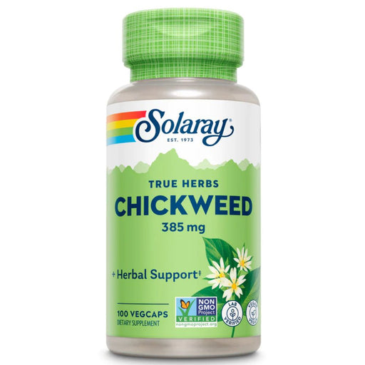 Solaray Store Stock Only Solaray Chickweed 385mg 100 Capsules