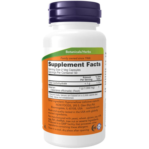 Now Foods Vitamins, Minerals, Herbs & More Now Foods Valerian Root 500Mg 250 Capsules