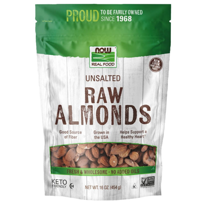 Now Foods Vitamins, Minerals, Herbs & More Now Foods Raw Almonds 1 Lb