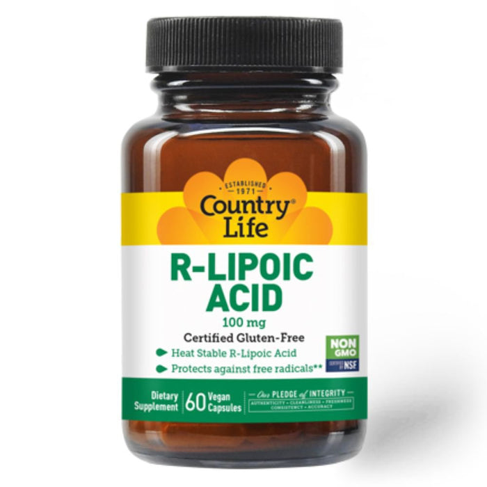 Country Life Specialty Health Products Country Life R-Lipoic Acid 100mg 60 Capsules