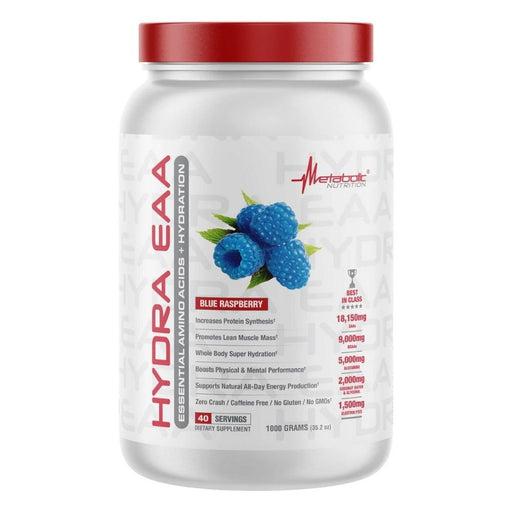 Metabolic Nutrition Amino Acids Blue Raspberry Metabolic Nutrition Hydra EAA 40 Servings