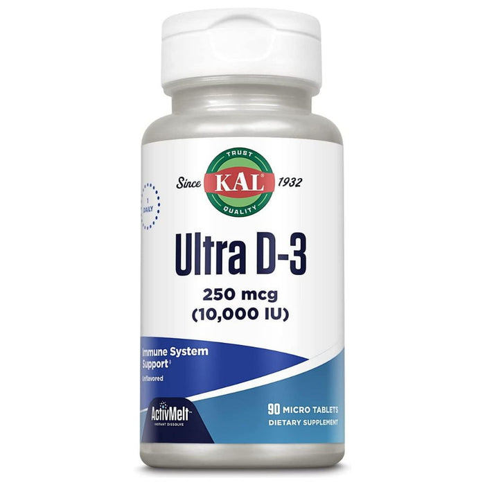 Kal Vitamins & Minerals KAL Ultra D3 10,000IU 90 Micro Tablets