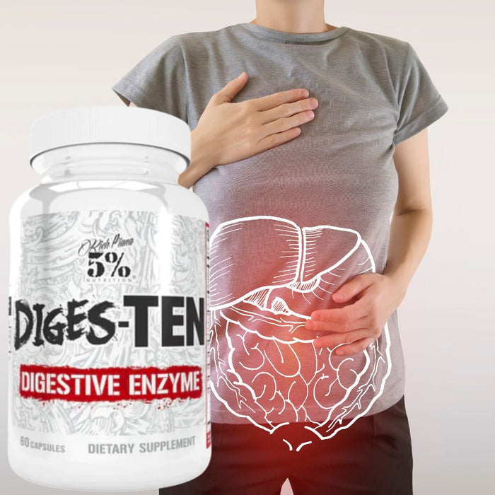 5% Nutrition Digestive Health 5% Nutrition Diges-Ten 60 Capsules