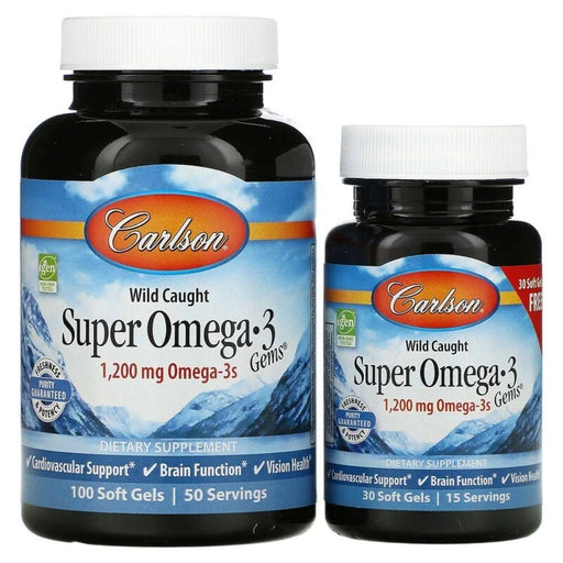 Carlson Essential Fatty Acids Oils Carlson SUPER OMEGA 3 1200mg 130G