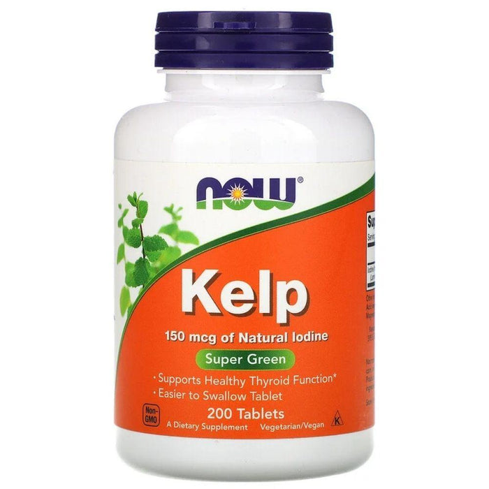 Now Foods Herbs Default Now Foods Kelp 150mcg 200 Tablets (1820635693100)