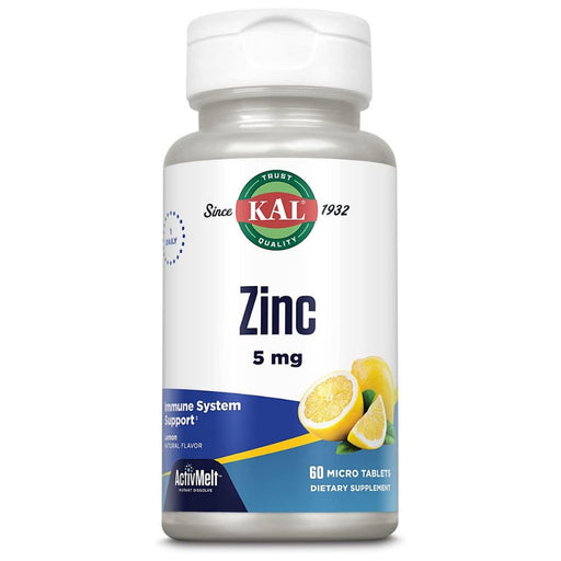 Kal Vitamins & Minerals KAL Zinc 5mg 60 Micro Tablets