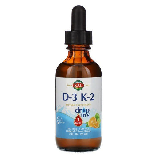 Kal Vitamins & Minerals KAL D3 K2 125mcg/500mcg 2fl oz